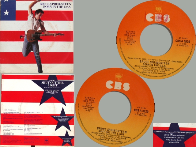 Bruce Springsteen - BORN IN THE USA / SHUT OUT THE LIGHT